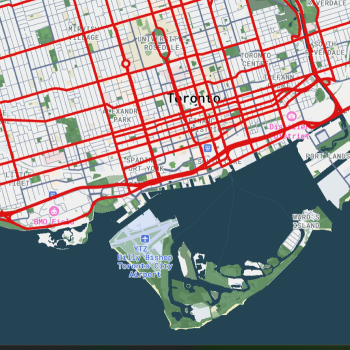 Not sure why mapbox's traffic data couldn't adapt to things like traffic density... or maybe I have to pay for that. Lol.